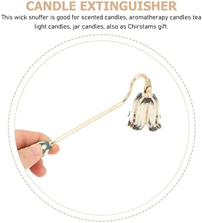 Golden Metal Candle Snuffer for Home Decor