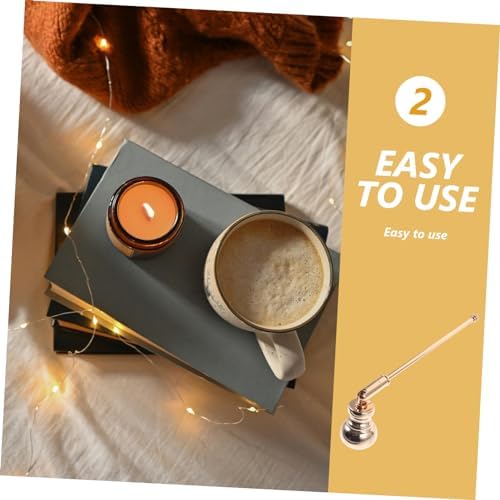 Unique Candle Snuffer with Comfortable Grip for Everlasting Candles