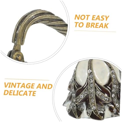 Retro Tulip Candle Snuffer with Rhinestone Design