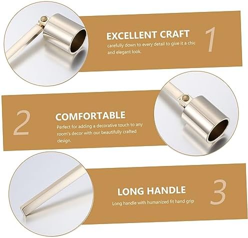 2pcs Stainless Steel Candle Snuffers for Scents and Decor