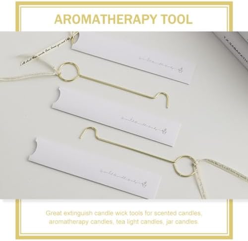 Zerodeko 2pcs Candle Snuffer Wick Dippers for Scented Candles and Aromatherapy
