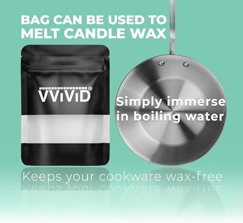 VViViD Candle Wick Trimmer Scissors with Wax Melting Bag