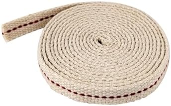 CHTUGEM 1 Roll Oil Lamp Wick 65 Feet 12 Inch Flat Cotton