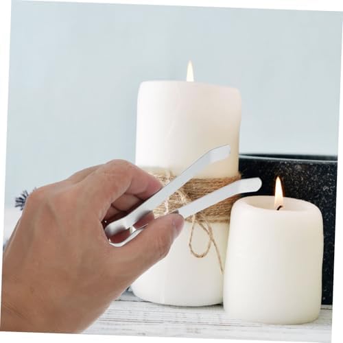 5PCS Stainless Steel Candle Wick Clips for Safe Dousing and Trim