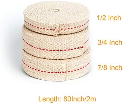 195 Foot 3 Rolls Oil Lamp Wicks Replacement