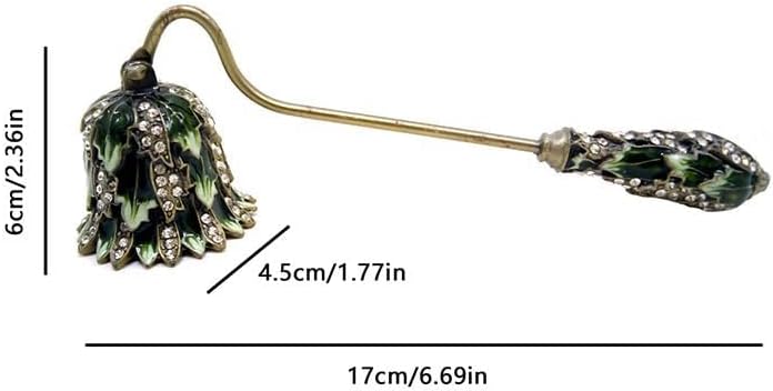 MUXSAM Vintage Candle Snuffer with Flower Design