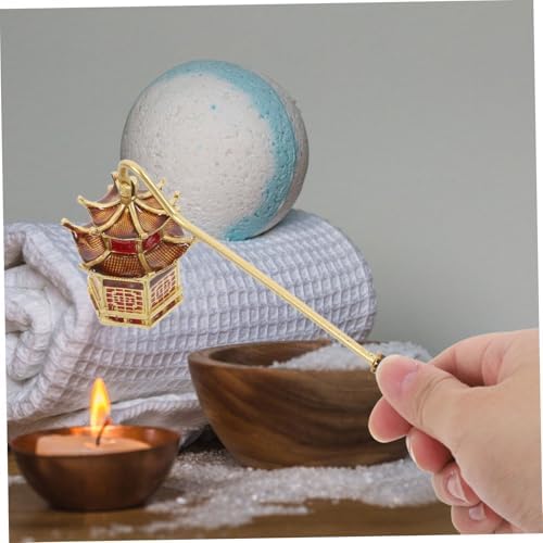 Elegant Candle Snuffer with Handle for Jar and Scented Candles