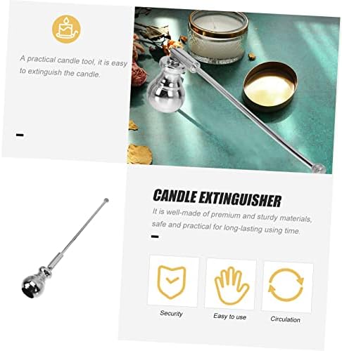 STOBAZA Break Resistance Candle Wick Snuffer Tool for Deep Jar Candles