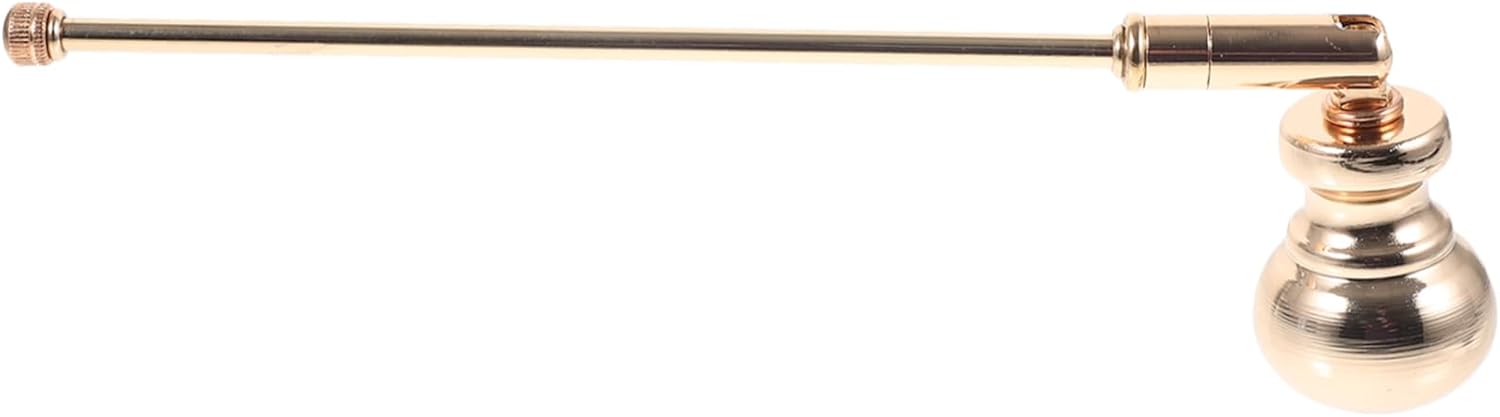 Reusable Candle Snuffer Handle with Gold Design