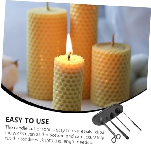 Happyyami 5 Piece Stainless Steel Candle Care Tool Set
