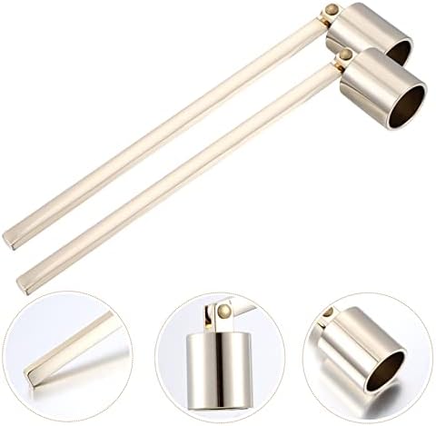 2pcs Stainless Steel Candle Snuffers for Scents and Decor