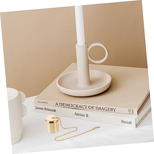 ERINGOGO 4pcs Brass Candle Snuffers with Unique Design
