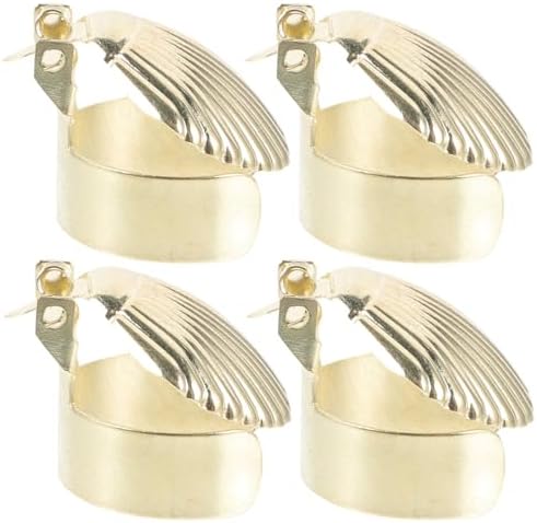STOBAZA Automatic Candle Snuffer 4pcs Reusable Metal Candle Wick Extinguisher