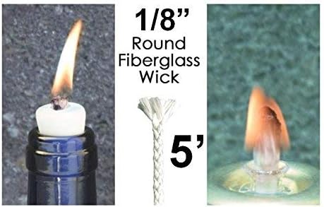18 Inch x 5 Feet Fiberglass Replacement Wick for Oil Lamps