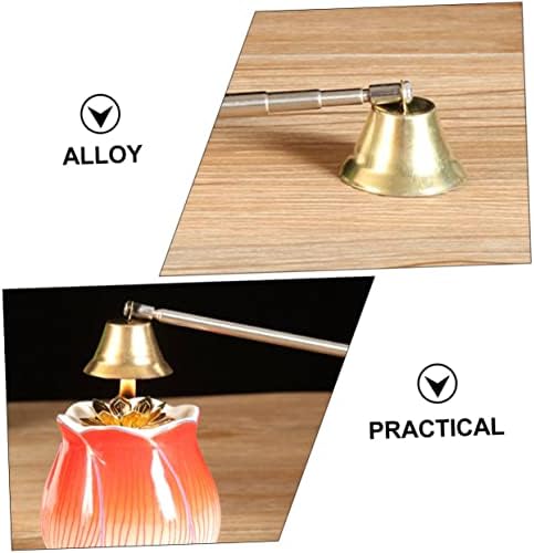1 Piece Candle Snuffer with Long Flexible Alloy Handle