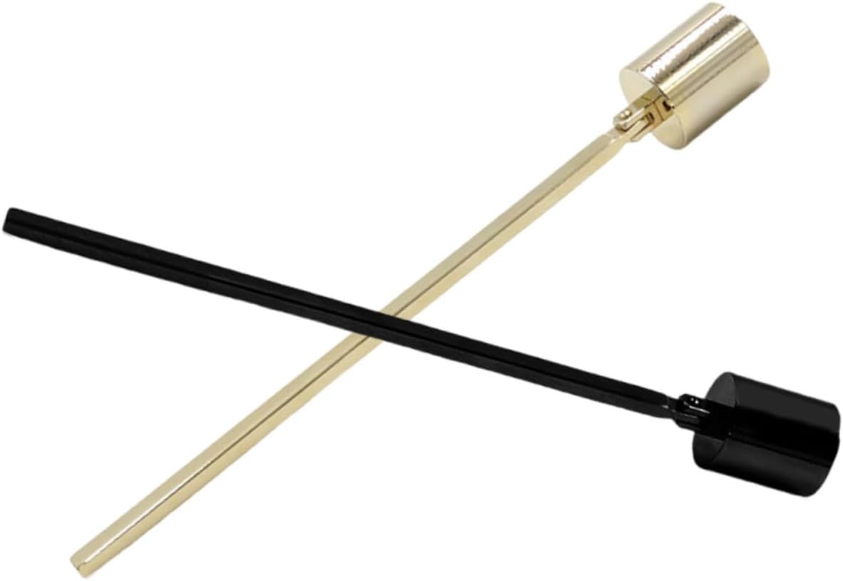 2 Pcs Stainless Steel Candle Snuffer Extinguisher with Long Handle