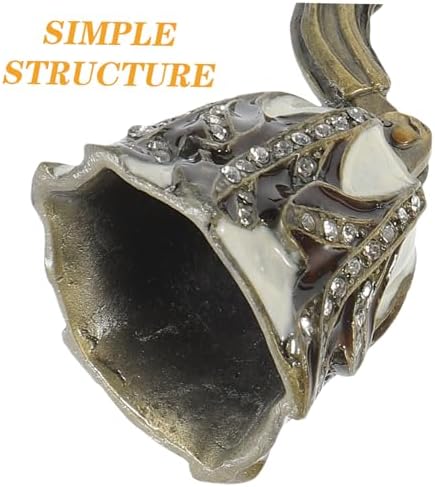 ERINGOGO Vintage Rhinestone Flower Candle Snuffer