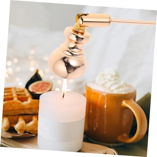 Iron Candle Snuffer with Long Handle for Home Decor