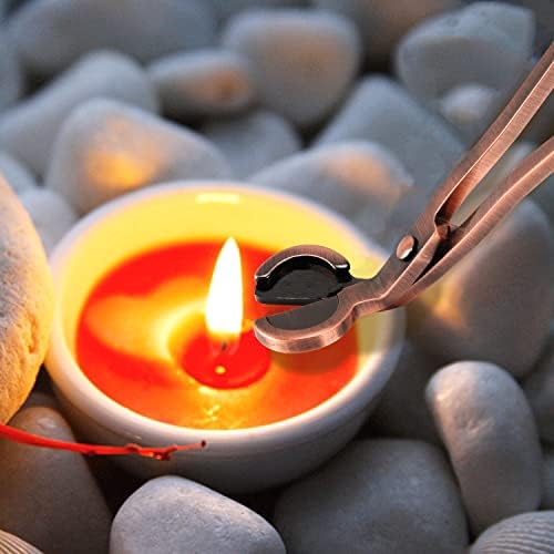 DANGSHAN 3 in 1 Candle Accessory Set - Wick Trimmer Cutter Snuffer