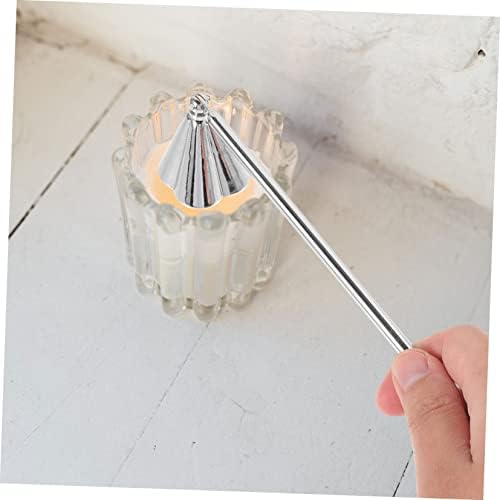 Happyyami Creative Candle Snuffer Stainless Steel Extinguisher for Deep Jar Candles