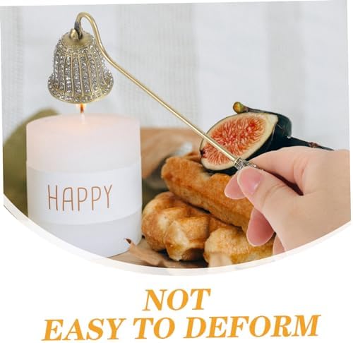 Happyyami Candle Snuffer with Rhinestones and Long Handle