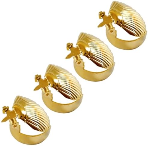 ERINGOGO 4pc Candle Snuffer Tool with Decorative Shell Design