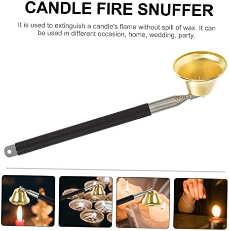 STOBAZA 1pc Extensible Buddhist Candle Snuffer with Candle Cutter and Wicks Trimmer