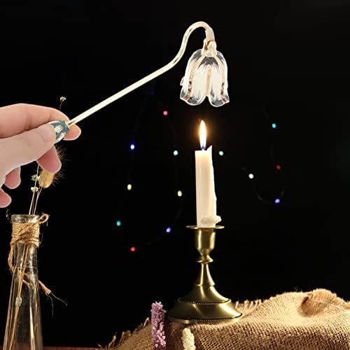Golden Metal Candle Snuffer for Home Decor