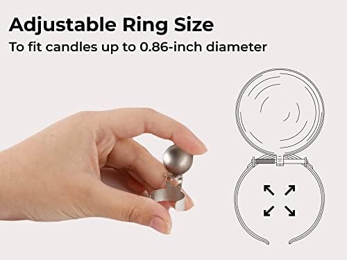 OLEEK 3Pcs Automatic Candle Extinguisher Set
