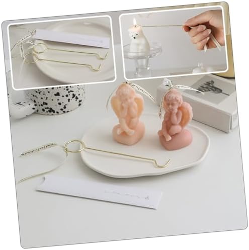STOBAZA 2Pcs Candle Wick Snuffer Hooks for Aromatherapy and Tea Light Candles