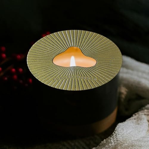 Bronze Candle Jar Topper with Shade Sleeve