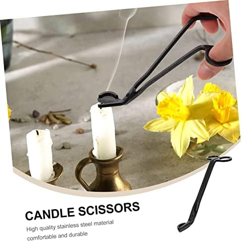3pcs Stainless Steel Candle Wick Trimmers for Soot Reduction