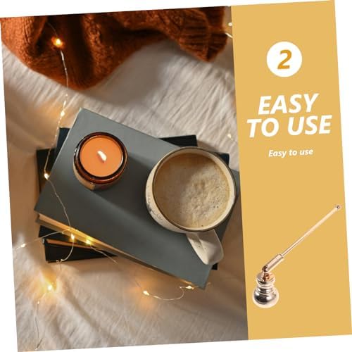 Iron Candle Snuffer Flame Extinguisher for Taper and Pillar Candles