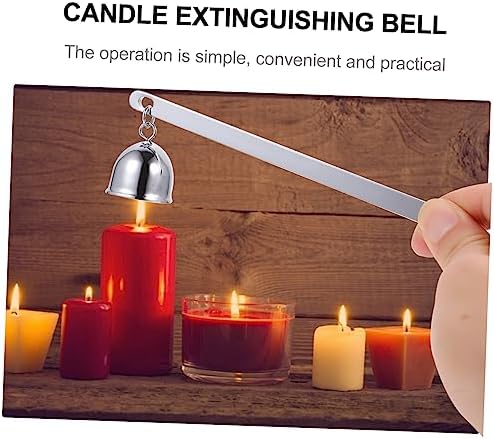 STOBAZA Vintage Bell Candle Snuffer Stainless Steel