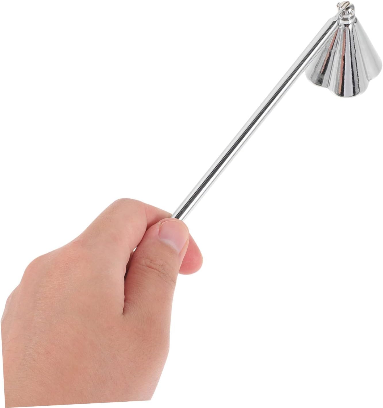 Stainless Steel Candle Snuffer with Long Handle for Safe Extinguishing