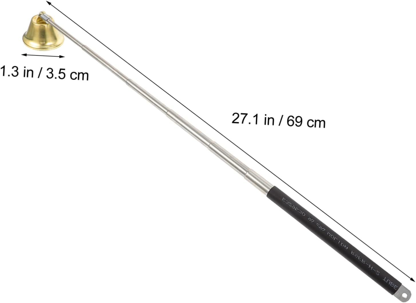 STOBAZA 2pcs Copper Candle Snuffer with Automatic Wick Extinguisher