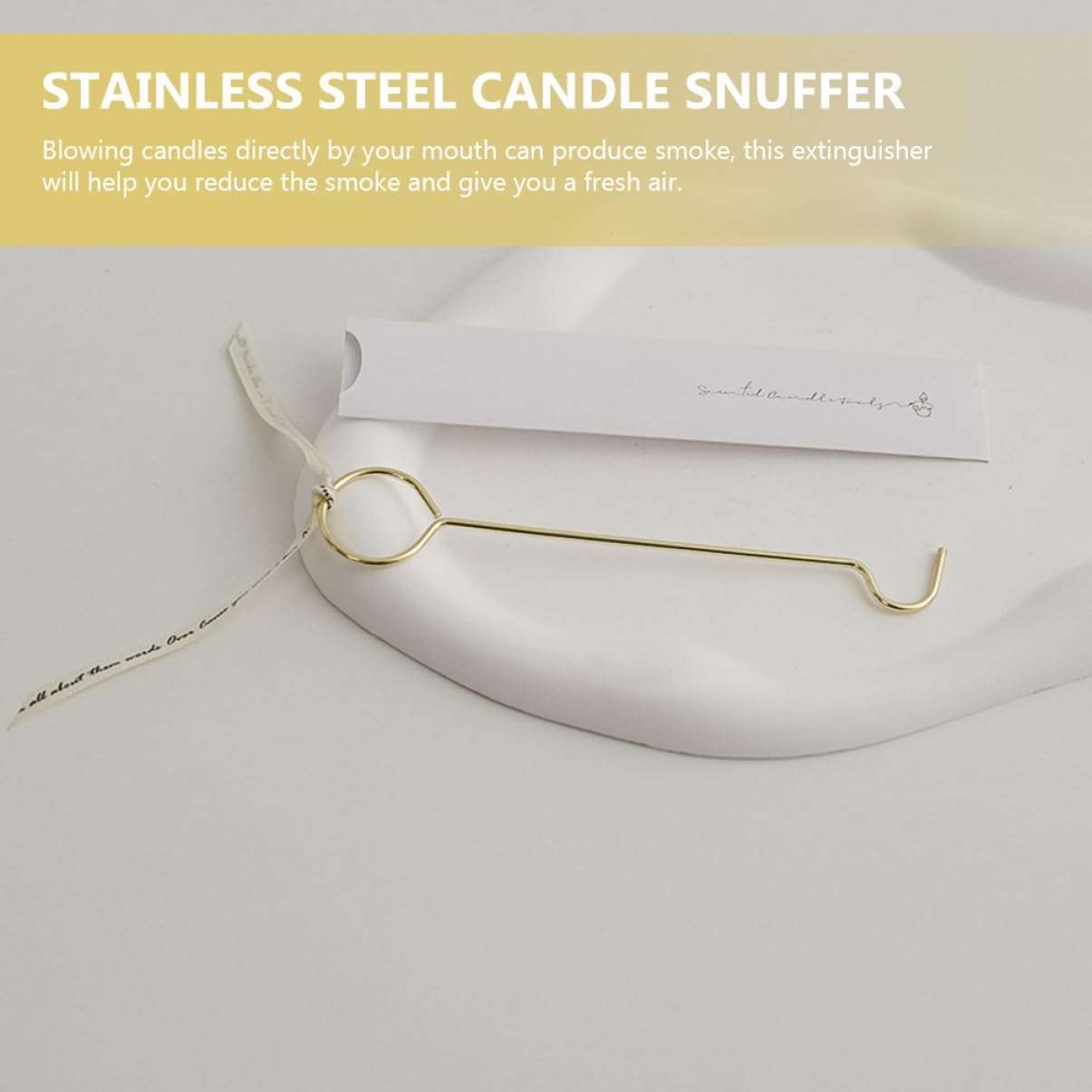 Zerodeko 2pcs Candle Snuffer Wick Dippers for Scented Candles and Aromatherapy
