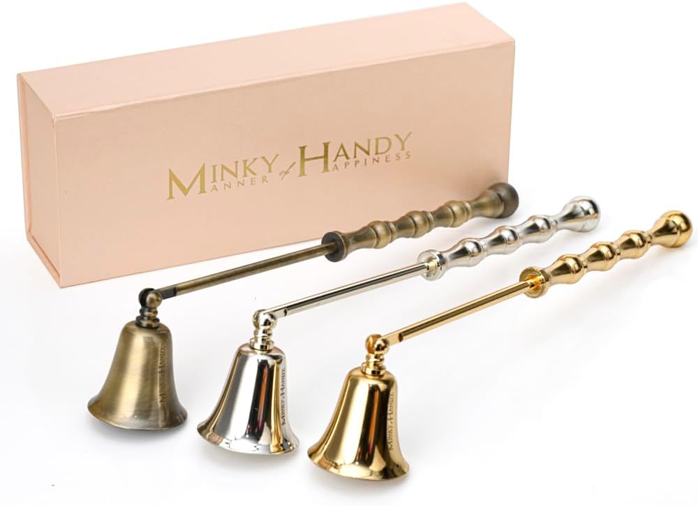 Luxury Brass Candle Snuffer - Gold Finish