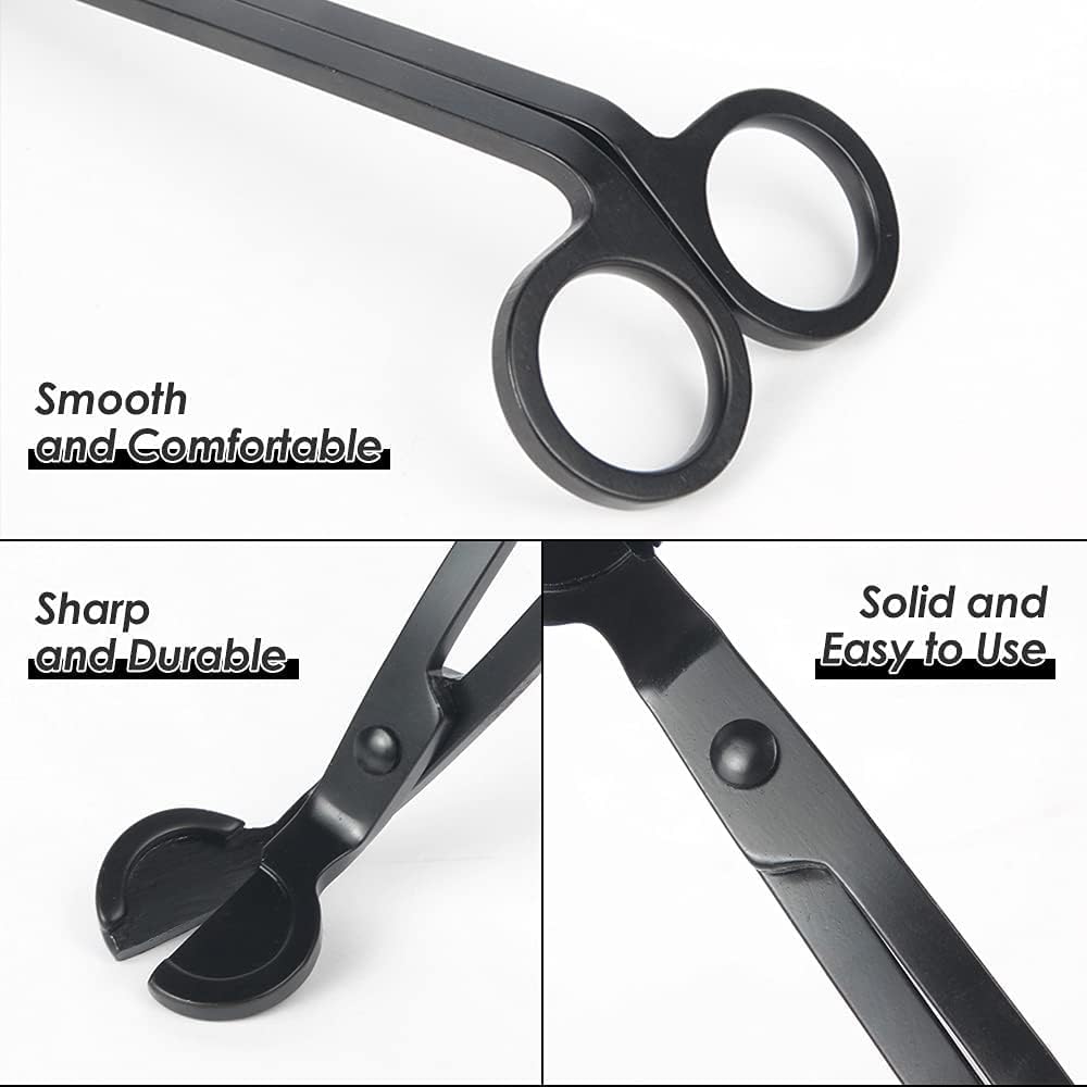 3 Pack Candle Wick Tools Set with Trimmer and Snuffer