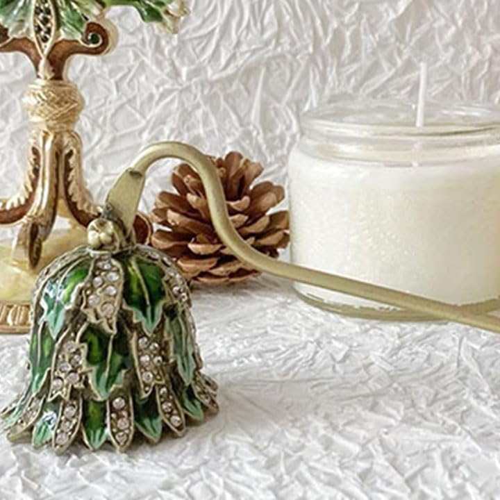 MUXSAM Vintage Candle Snuffer with Flower Design