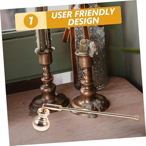 HOOTNEE Reusable Candle Snuffer with Long Handle for Safe Flame Extinguishing