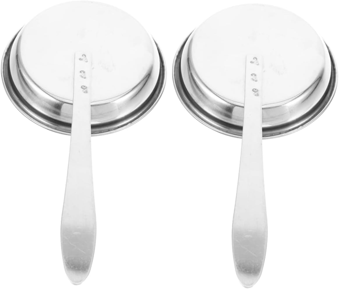 Happyyami 2pcs Stainless Steel Candle Snuffer Extinguisher for Home Safety