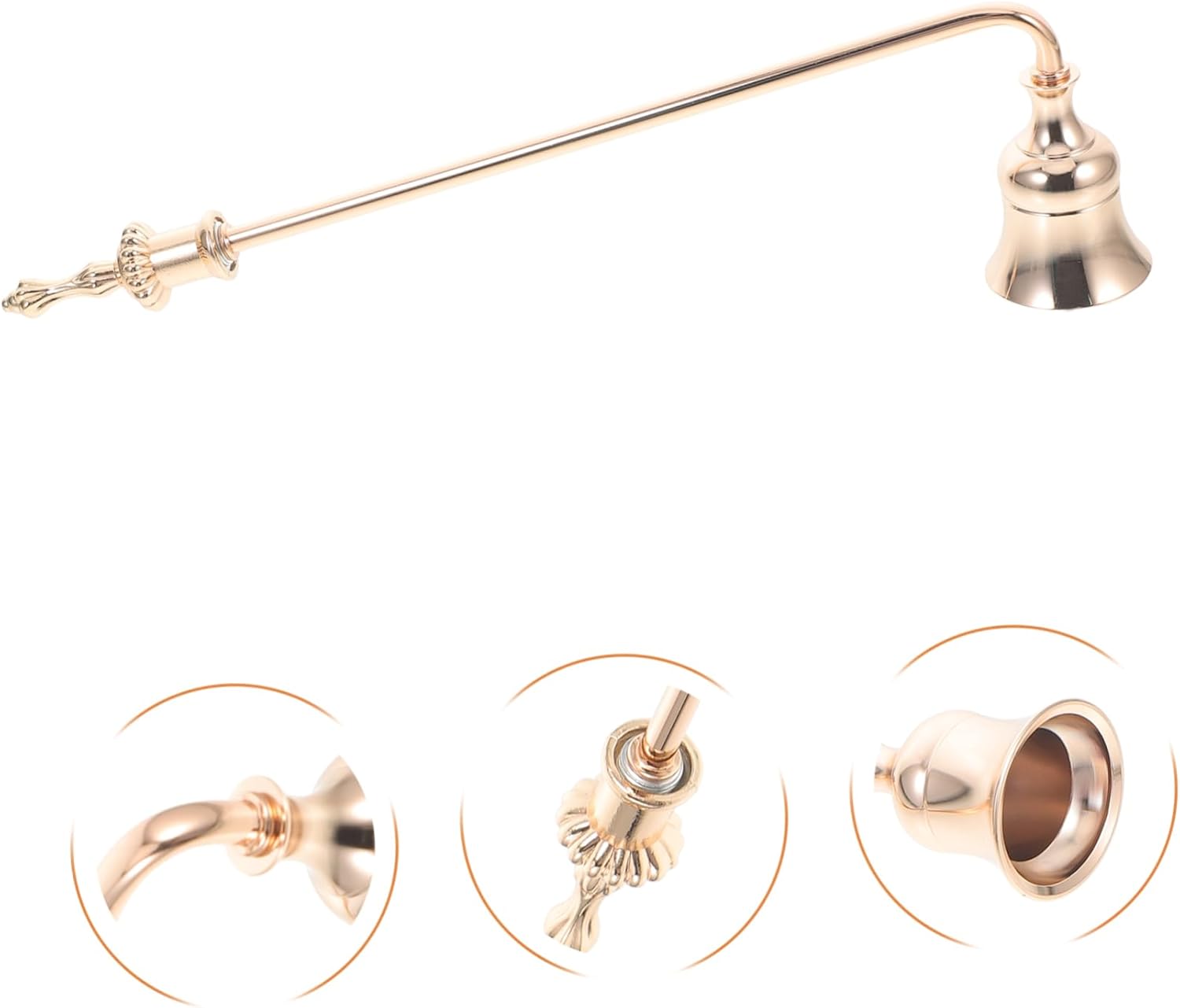 2pcs Candle Snuffer with Antique Design for Wick Extinguishing