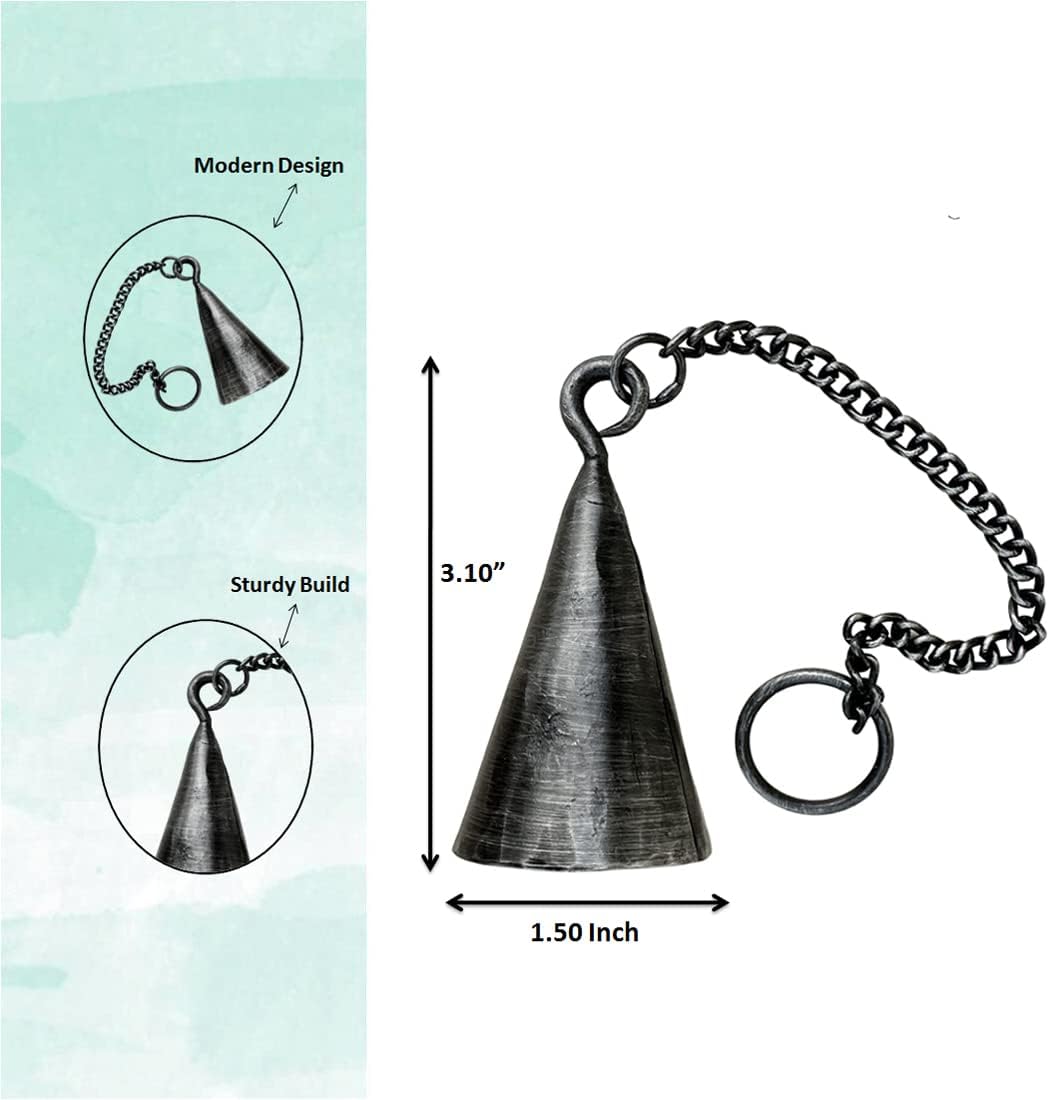 Living Ideas Iron Candle Snuffer Hand Forged Blacksmith Finish Rustic Style