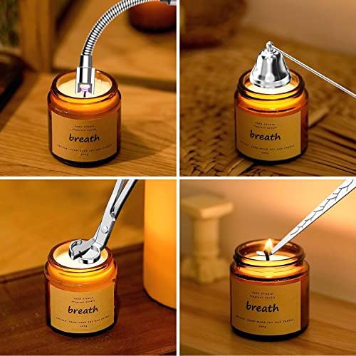 5 in 1 Candle Accessory Set with Electric Lighter