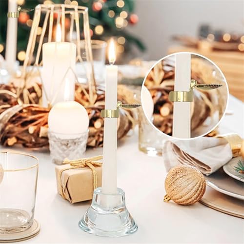 4Pcs Automatic Candle Snuffer with Timer and Safety Guard