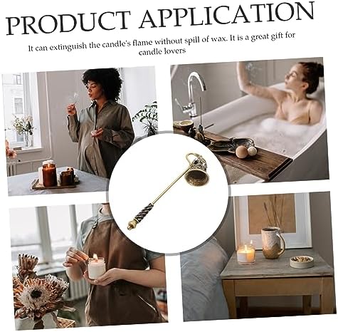 Portable Candle Snuffer Tool with Wide Head
