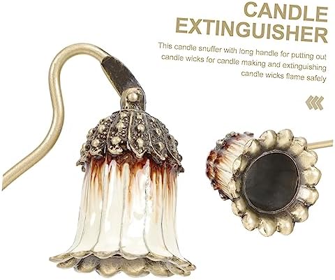 ERINGOGO Long Handled Candle Snuffer Flame Extinguisher for Scented Candles
