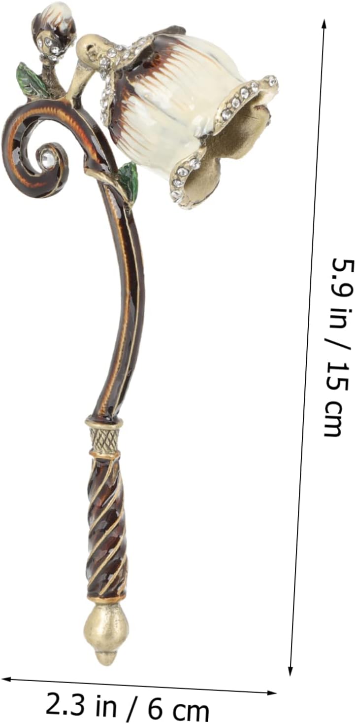 ERINGOGO Elegant Aromatherapy Candle Snuffer with Long Handle