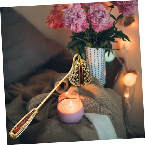 Elegant Star Rhinestone Candle Snuffer Handle